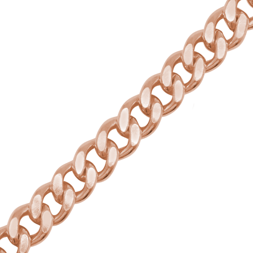 Bulk / Spooled Curb Chain in 14K Rose Gold-Filled (3.30 mm)
