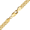 Finished Heavy Flat Curb Anklet in 14K Gold-Filled