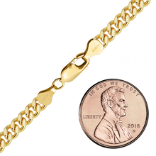 Load image into Gallery viewer, Finished Heavy Flat Curb Necklace in 14K Gold-Filled
