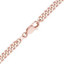Load image into Gallery viewer, Finished Curb Necklace in 14K Rose Gold-Filled
