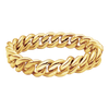 Bowery Curb Chain Ring in Gold Filled