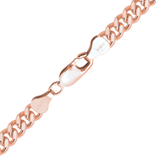 Load image into Gallery viewer, Finished Heavy Flat Curb Bracelet in 14K Rose Gold-Filled
