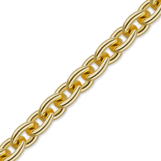Bulk / Spooled Heavy Round Semi-Solid Cable Chain in 14K Yellow Gold (1.05 mm - 3.80 mm)