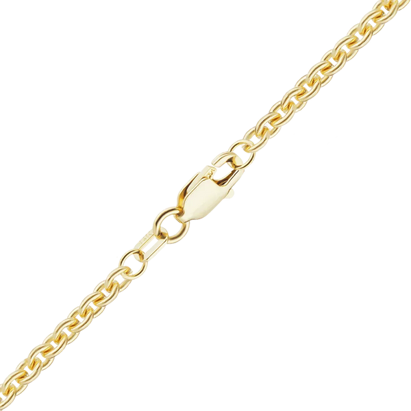 Chelsea Semi-Solid Cable Bracelet in 14K Yellow Gold
