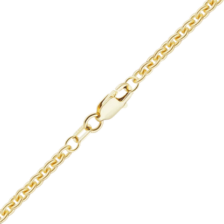 Chelsea Semi-Solid Cable Necklace in 14K Yellow Gold