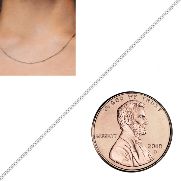 Special Order Only: Bulk / Spooled Heavy Round Cable Chain in Gold