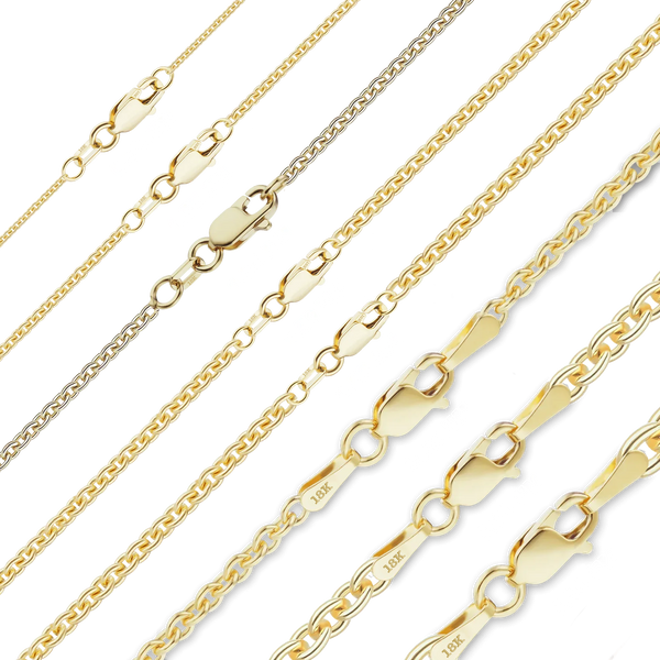 Chelsea Cable Anklet in 18K Yellow Gold