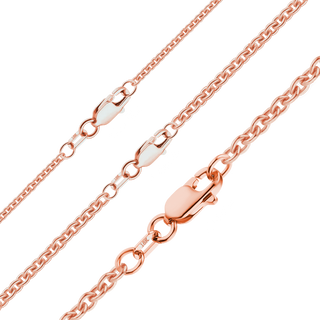 Chelsea Cable Necklace in 18K Rose Gold