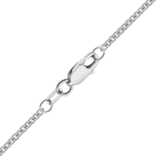 Load image into Gallery viewer, Chelsea Cable Anklet in 18K White Gold
