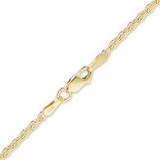 Chelsea Cable Anklet in 14K Yellow Gold