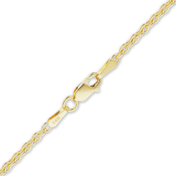 Chelsea Cable Necklace in 14K Yellow Gold