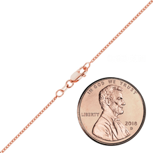 Load image into Gallery viewer, Chelsea Cable Necklace in 14K Rose Gold
