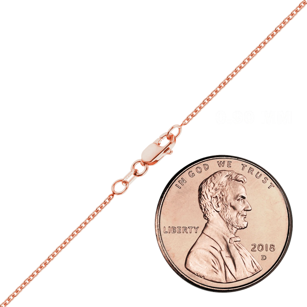 Chelsea Cable Bracelet in 14K Rose Gold