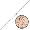 Chelsea Cable Necklace in 14K White Gold
