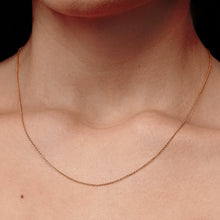 Load image into Gallery viewer, Chelsea Cable Necklace in 14K Rose Gold
