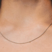 Load image into Gallery viewer, Chelsea Cable Necklace in 14K White Gold
