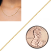 Bulk / Spooled Heavy Round Semi-Solid Cable Chain in 14K Yellow Gold (1.05 mm - 3.80 mm)