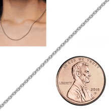 Load image into Gallery viewer, Bulk / Spooled Heavy Round Cable Chain in 14K &amp; 18K White Gold (0.70 mm - 3.00 mm)
