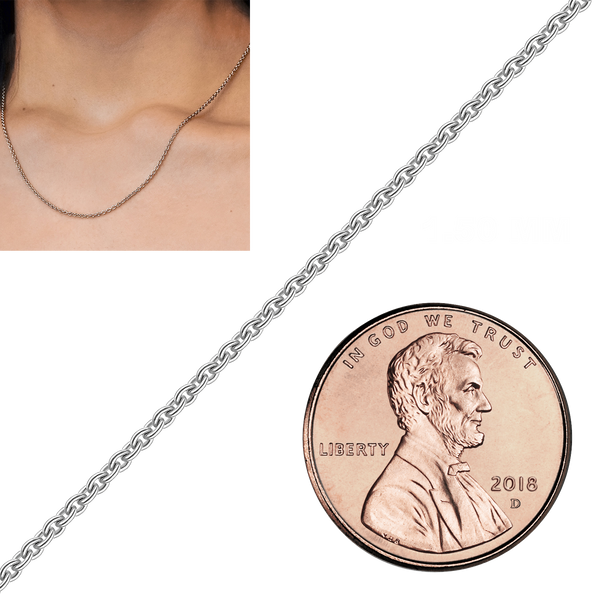 Special Order Only: Bulk / Spooled Heavy Round Cable Chain in Gold