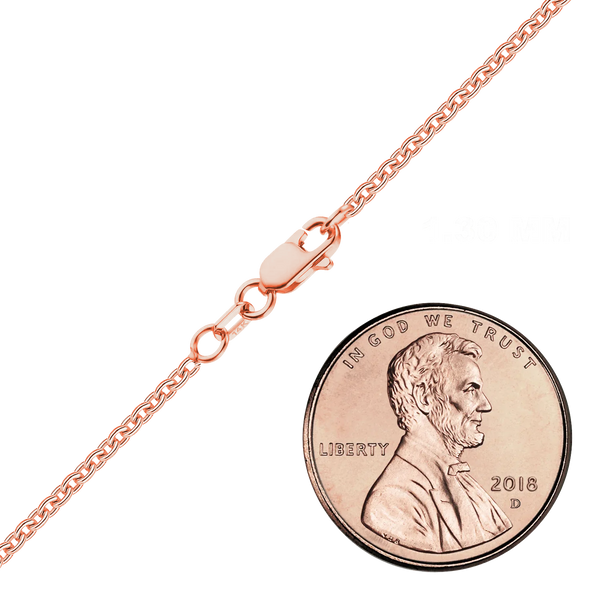Chelsea Cable Bracelet in 14K Rose Gold