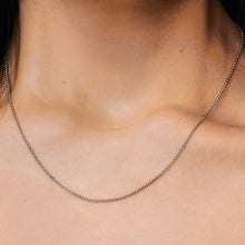 Load image into Gallery viewer, Chelsea Cable Necklace in 14K White Gold
