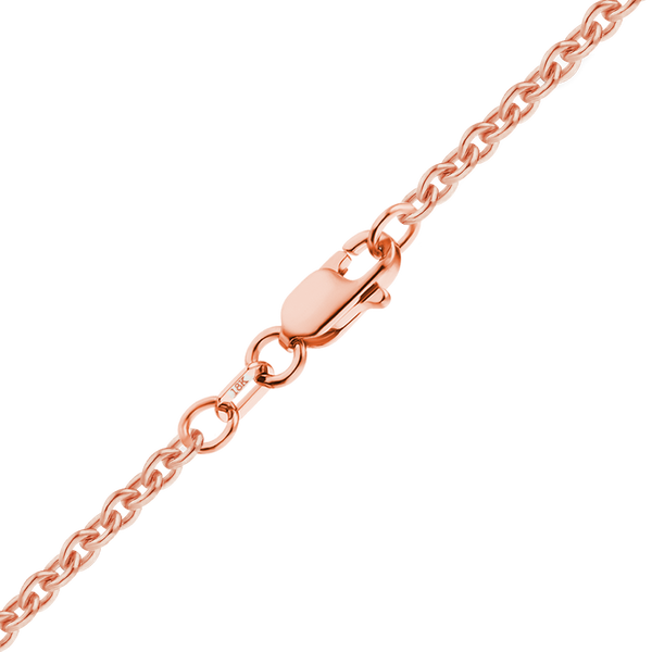 Chelsea Cable Anklet in 18K Rose Gold