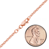 Chelsea Cable Necklace in 18K Rose Gold