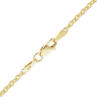 Chelsea Cable Anklet in 18K Yellow Gold