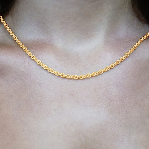 Chelsea Cable Necklace in 18K Yellow Gold