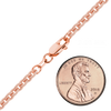 Chelsea Cable Bracelet in 14K Rose Gold