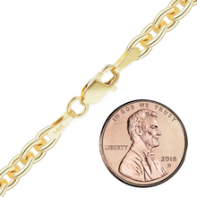 Load image into Gallery viewer, Chelsea Cable Anklet in 14K Yellow Gold
