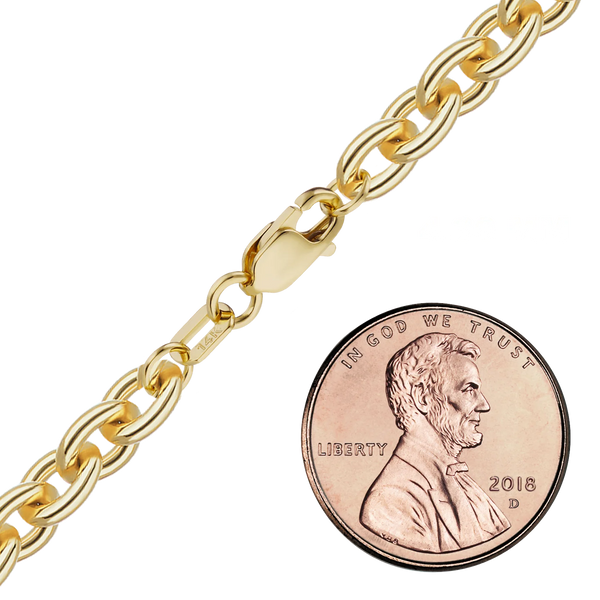 Chelsea Cable Bracelet in 14K Yellow Gold