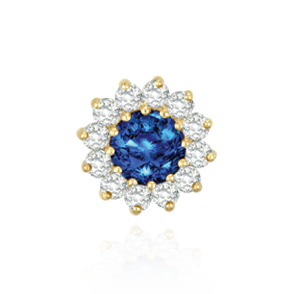 ITI NYC 12 Stone Round Cluster Tops (3.00 mm - 6.50 mm)