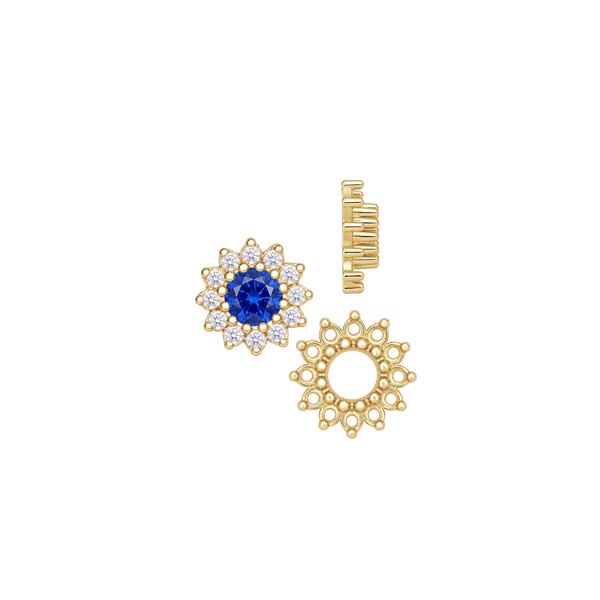ITI NYC 12 Stone Round Cluster Tops (2.70 mm - 6.50 mm)