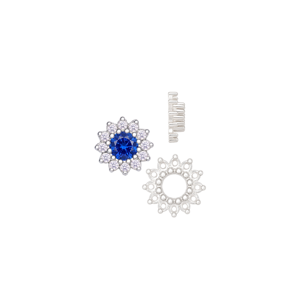 ITI NYC 12 Stone Round Cluster Tops (3.00 mm - 6.50 mm)