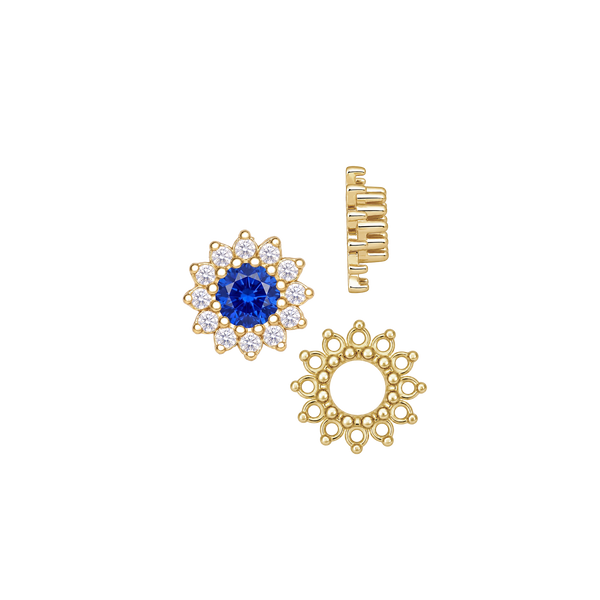 ITI NYC 12 Stone Round Cluster Tops (2.70 mm - 6.50 mm)