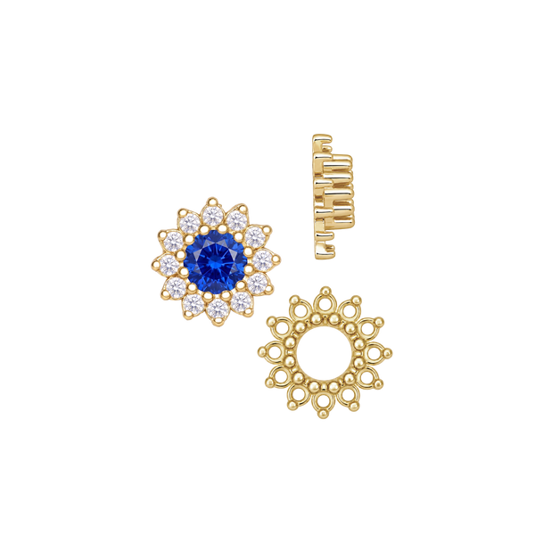 ITI NYC 12 Stone Round Cluster Tops (2.70 mm - 6.50 mm)