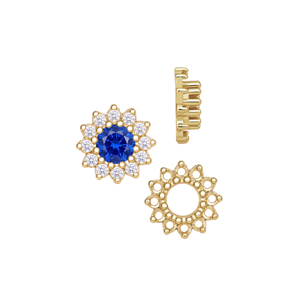 ITI NYC 12 Stone Round Cluster Tops (2.70 mm - 6.50 mm)