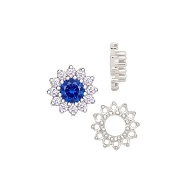 ITI NYC 12 Stone Round Cluster Tops (3.00 mm - 6.50 mm)