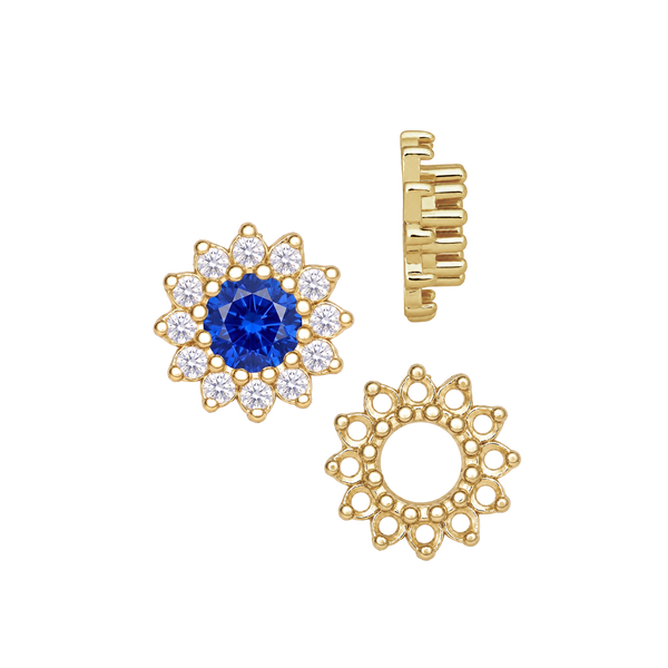 ITI NYC 12 Stone Round Cluster Tops (2.70 mm - 6.50 mm)