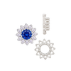 ITI NYC 12 Stone Round Cluster Tops (3.00 mm - 6.50 mm)