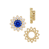 ITI NYC 12 Stone Round Cluster Tops (2.70 mm - 6.50 mm)