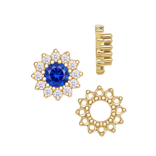 ITI NYC 12 Stone Round Cluster Tops (2.70 mm - 6.50 mm)