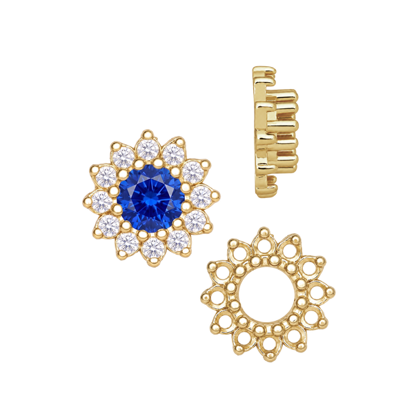 ITI NYC 12 Stone Round Cluster Tops (2.70 mm - 6.50 mm)