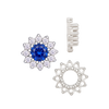 ITI NYC 12 Stone Round Cluster Tops (3.00 mm - 6.50 mm)