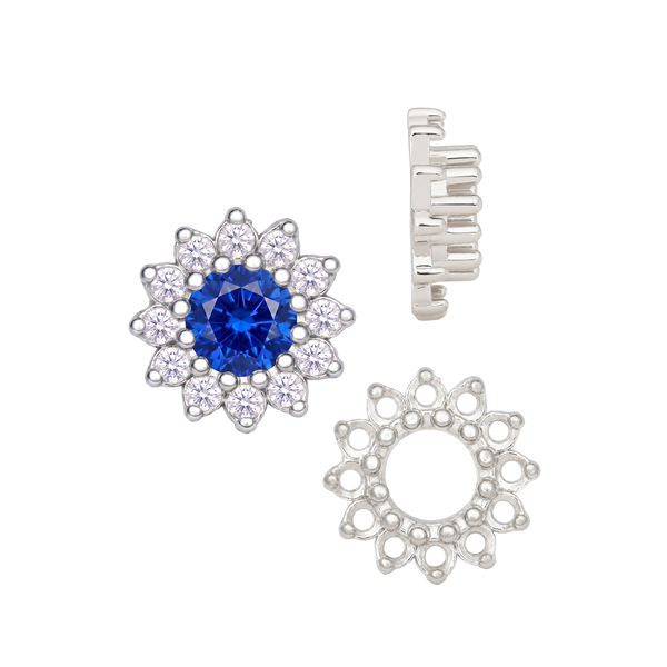 ITI NYC 12 Stone Round Cluster Tops (3.00 mm - 6.50 mm)