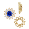ITI NYC 12 Stone Round Cluster Tops (2.70 mm - 6.50 mm)