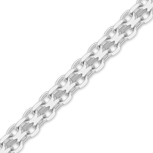 Bulk / Spooled Classic Bizmark Chain in Sterling Silver (1.70 mm - 5.60 mm)