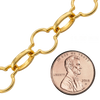 Bulk / Spooled Alternating Clover Chain in 14K Gold-Filled (7.30 mm - 11.00 mm)