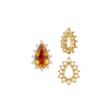 ITI NYC 12 Stone Pear Shape Cluster Tops (6.00 x 4.00 mm - 20.00 x 12.00 mm)